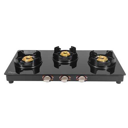 GAS STOVE GLASS TOP 3BURNER